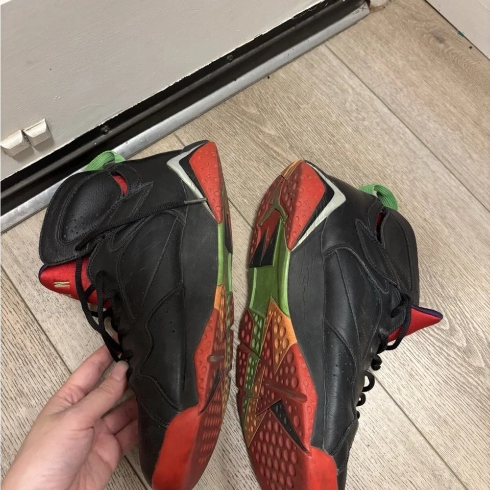 Size 11 - Nike Air Jordan 7 Retro Marvin The Martian 2015 Black Red Purple Green